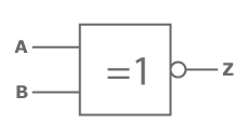 electronic symbol of equivalence