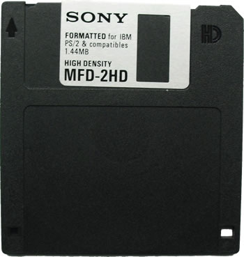 Bild der 3,5 Zoll Diskette